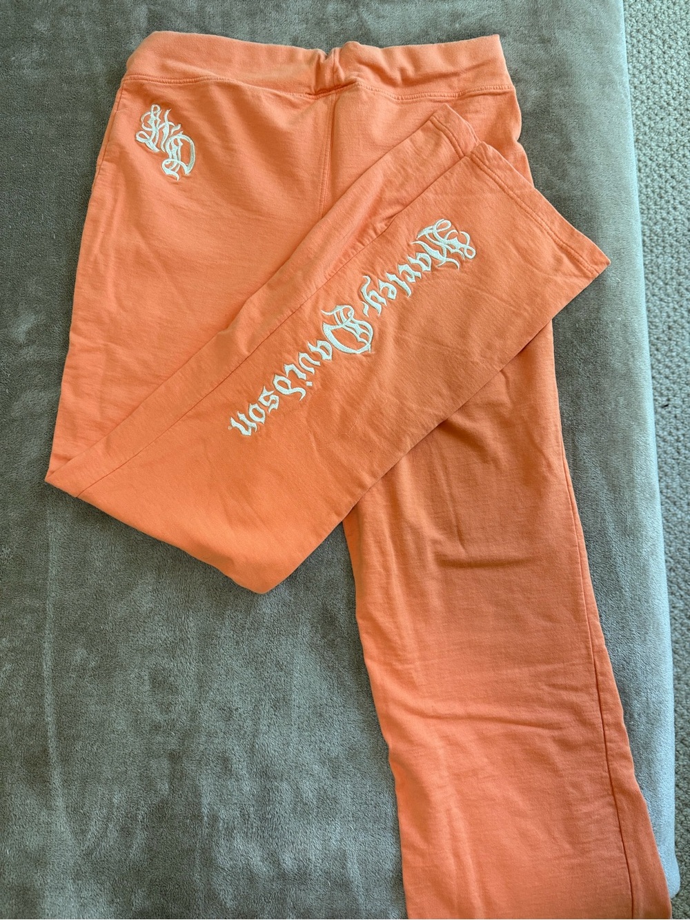 Harley Davidson wide leg sweatpants